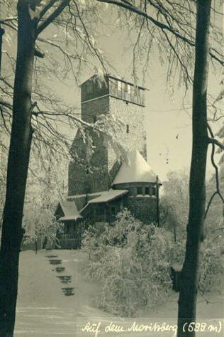 Aussichtsturm Winter 1954